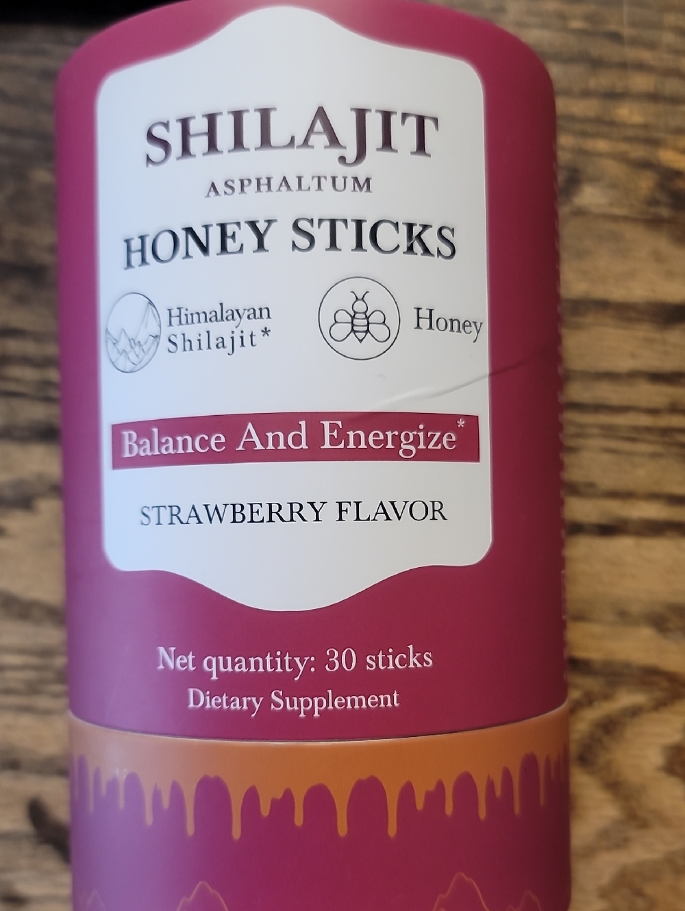 Strawberry Honey Sticks - Berry Flavor Supplement